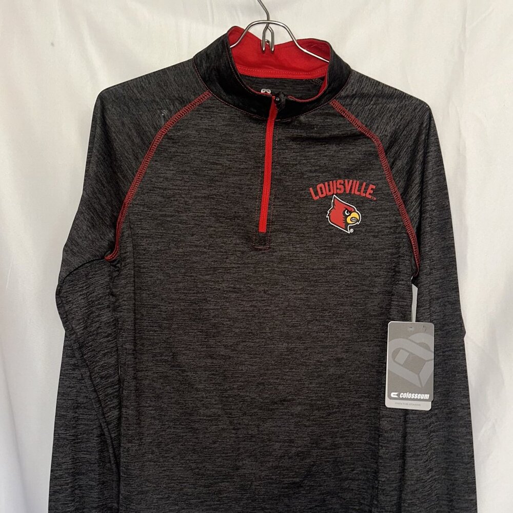 NWT Louisville Cardinals Colosseum 1/4 Zip Pullover Women’s Size M